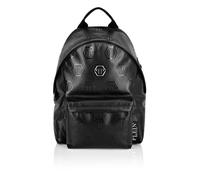 Freizeitrucksack PLEIN SPORT "Monogram", schwarz (0202, schwarz, schwarz), Rucksäcke, Freizeitrucksack (33830219-0) 0202, schwarz, schwarz