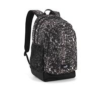 Freizeitrucksack PUMA "PUMA Academy 29 l Rucksack mit Allover-Print Erwachsene", mouse gray buttercream leopard aop beige gelb, Rucksäcke, B/H/T: 30cm x 47,5cm x 20cm, onesize, Freizeitrucksack, B:30c