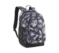 Freizeitrucksack PUMA "PUMA Academy 29 l Rucksack mit Allover-Print Erwachsene", schwarz football aop, Rucksäcke, B/H/T: 30cm x 47,5cm x 20cm, onesize, Freizeitrucksack, B:30cm H:47,5cm T:20cm (519694