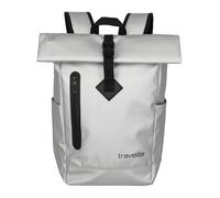 Freizeitrucksack TRAVELITE "BASICS Roll-Up Rucksack Plane", Damen, Gr. B/H/T: 26cm x 60cm x 15cm, silber, Polyester, unifarben, Rucksäcke Freizeitrucksack, Wanderrucksack Reiserucksack Streetpack Arbe