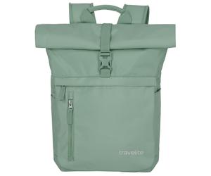 Freizeitrucksack TRAVELITE "BASICS Rollup Rucksack", Gr. B/H/T: 37cm x 60cm x 16cm, grün (hellgrün), Polyester, unifarben, Rucksäcke Freizeitrucksack (59265440-0) hellgrün