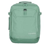 Freizeitrucksack TRAVELITE "KICK OFF Rucksack/Bordgepäck", Gr. B/H/T: 37cm x 50cm x 20cm, grün (salbei), Polyester, unifarben, Basic, Rucksäcke Freizeitrucksack, Reiserucksack Streetpack Kabinengepäck