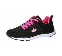 Lico Damen Arlene Sneaker, schwarz/pink, 39 EU