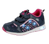 Freizeitschuh Mädchen Klettverschluss blau LICO Shine V Blinky - Blau / 25