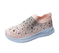 Freizeitschuhe Damen Sportschuhe mädchen Turnschuhe schwarz Frauen Damenknöchel Flat Loafers Diamond Style Bling Sneakers Freizeitschuhe Sexy Schuhe Damen