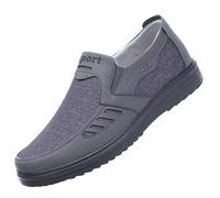 Freizeitschuhe Fahrschuhe FüR MäNner,LäSsige Walkingschuhe,Slip On Schuhe,Flache Sohle,Outdoor Fitnessschuhe,Herren Joggingschuhe,Breathable Stoffschuhe,Herren Loafers,Ohne SchnüRsenkel,Slipper