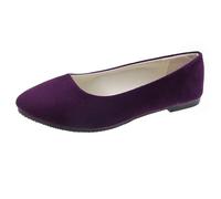 Freizeitschuhe für Damen. Bequeme Slipper für jeden . Perfekt zum Entspannen für Ausflüge. Wildlederdesign mit geschlossener Spitze Ferse. Vielseitig für alle Jahreszeiten Outfits. (Dark Purple, 41)