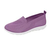 Freizeitschuhe Für Damen Schuhe / Sommerschuhe In Übergrößen, Export-freizeitschuhe Zum Hineinschlüpfen, Stoffschuhe Hohe Schuhe Damen Absatz Offen Sneaker Herren 44 Arbeitsschuhe Pflege（Purple, 39)