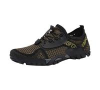 Freizeitschuhe Herren Sneaker Walkingschuhe Leichtgewicht Frühlings- Und Herbstmode Mesh Watschuhe Wanderschuhe Herrenschuhe (Green, 45) Laufschuhe Weiß Weiss Trainingsschuhe Turnschuhe Weiße