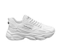 Freizeitschuhe Herren Sneaker Walkingschuhe Leichtgewicht Und Wintermode Für Mit Schnürung, Bequeme Mesh (White, 39) Hallenschuhe Turnschuhe Trainers Laufschuhe Jogging Schuhe Mann