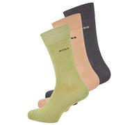 Freizeitsocken BOSS, Damen, Gr. 39-42, bunt, Baumwollmischung, unifarben, elastisch, Socken, mit Logoschriftzug (87450426-39) bunt