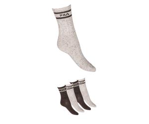 Freizeitsocken FILA "WOMAN LIFESTYLE NORMAL BUTTONED SOCKS", Damen, Gr. 39 (42), bunt (confetti), Baumwollmischung, Socken, mit modischem Punktemuster (11188648-39) confetti