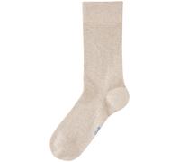 Freizeitsocken H.I.S "Damen und Herren Atmungsaktiver Baumwollanteil; Business, Basic", Gr. 43-46, blau (2x jeans, 1x ecru, 2x beige, 2x hellblau, 2x blau, 1x dunkelblau), Baumwolle, Baumwollmischung,