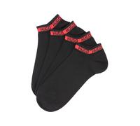 Freizeitsocken HUGO UNDERWEAR "2P AS TAPE CC", Herren, Gr. 39-42, schwarz (schwarz 001), Baumwollmischung, unifarben, Socken, mit Logo (12014306-39) schwarz 001