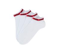 Freizeitsocken HUGO UNDERWEAR "2P AS TAPE CC", Herren, Gr. 43-46, weiß (weiß 100), Baumwollmischung, unifarben, Socken, mit Logo (45552863-43) weiß 100