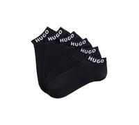 Freizeitsocken HUGO UNDERWEAR "3P AS UNI CC", Herren, Gr. 43-46, schwarz (schwarz 001), Baumwollmischung, unifarben, normal, Socken, mit Logostickerei (38637654-43) schwarz 001