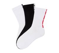 Freizeitsocken HUGO UNDERWEAR "3P QS BACK TAPE CC", Herren, Gr. 39-42, bunt (open miscellaneous 960), Obermaterial: 72% Baumwolle, 25% Polyacryl, 3% Elasthan, normal, Socken (89134346-39) open miscell