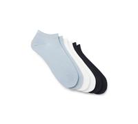 HUGO Sechser-Pack Sneakers-Socken aus Baumwoll-Mix mit Logos - Style 6P AS UNI CC, 50516395 Schwarz / Weiß / Blau 39-42