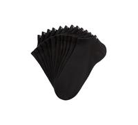 Freizeitsocken HUGO UNDERWEAR "6P AS UNI CC 1026", Damen, Gr. 43-46, schwarz (schwarz 001), Baumwollmischung, unifarben, elastisch, Socken, mit HUGO-Logoschriftzügen (42230853-43) schwarz 001