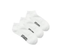 Freizeitsocken JACK & JONES "JACBASIC BAMBOO SHORT SOCK 3 PACK NOOS", Damen, weiß, Materialmix, unifarben, Socken, mit hochwertiger Materialzusammensetzung (84692040-0) weiß