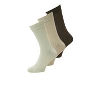 Freizeitsocken JACK & JONES "JACVINI SOCKS 3 PACK SN", Herren, lemon pepper pack:moonstruck, turkish coffee, Baumwollmischung, uni, Socken (16182023-0) lemon pepper pack:moonstruck, turkish coffee