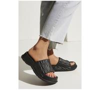 Badepantolette FRENCH CONNECTION "Badeschlappe, Badelatsche, Mule, Sandale, offener Schuh, Sommerschuhe", Damen, Gr. 41, schwarz, Obermaterial: 100% Synthetik. Decksohle: 100% Synthetik. Futter: 100% 