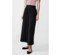 French Connection Drapey Culotte Black Größe: 10 | Ausgestellte Hosen Outlet | Damen | Schwarz