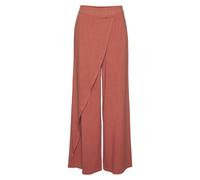 Leinenhose FRENCH CONNECTION, Damen, Gr. 44/46, N-Gr, orange (rost), Obermaterial: 80% Viskose, 20% Leinen, unifarben, Hosen Leinenhose, im weit fließendem Lagenlook (20734119-44)