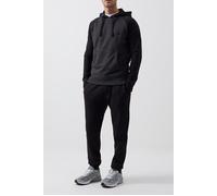 French Connection Logo Overhead Raglan Sweat Hoodie Black/charcoal Mel Größe: L | Kaputzenpullis Outlet | Herren | Schwarz