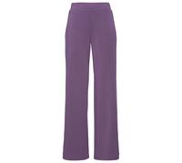 Loungehose FRENCH CONNECTION, Damen, Gr. 36/38, N-Gr, lila, Obermaterial: 55% Viskose (LENZING™ ECOVERO™), 40% Polyester, 5% Elasthan. Taschenfutter: 100% Polyester, unifarben, Basic, bequem lang, Hos