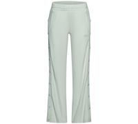 Loungepants FRENCH CONNECTION, Damen, Gr. 44/46, N-Gr, grün (mint), Obermaterial: 70% Viskose, 25% Polyamid, 5% Elasthan, bestickt, unifarben, bequem lang, Hosen, mit Druckknöpfen seitlich am Bein (98