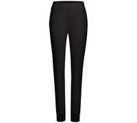 Loungepants FRENCH CONNECTION, Damen, Gr. 48/50, N-Gr, schwarz, Obermaterial: 70% Viskose, 25% Polyamid, 5% Elasthan, unifarben, bestickt, modisch, figurbetont lang, Hosen, schmale sportive Form, weic