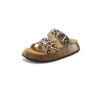 Pantolette FRENCH CONNECTION, Damen, Gr. 40, braun (leo), Obermaterial: 100% Textilmaterial. Futter: 100% Textilmaterial. Decksohle: 100% Rindsleder. Laufsohle: 100% Synthetik, animal-print, gemustert