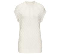 Pullunder FRENCH CONNECTION, Damen, Gr. 32/34, creme, Strick, Obermaterial: 33% Nylon, 32% Polyacryl, 30% Baumwolle, 5% Elasthan, Zopfmuster, figurumspielend hüftlang, Rundhals, Pullover (55385348-32)