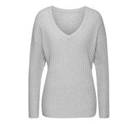 FRENCH CONNECTION Strickpullover Damen hellgrau-meliert Gr.36/38