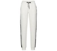 Sweathose FRENCH CONNECTION, Damen, Gr. 48/50, N-Gr, weiß, Sweatware, Obermaterial: 60% Baumwolle, 40% Polyester, unifarben mit Farbeinsatz, bequem lang, Hosen Sweathose, mit seitlichen Kontraststreif