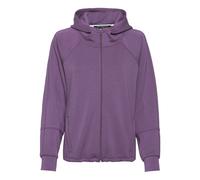 Sweatjacke FRENCH CONNECTION Gr. 32/34, lila, Damen, Obermaterial: 55% Viskose (LENZING ECOVERO), 40% Polyester, 5% Elasthan. Taschenfutter: 100% Polyester, unifarben, Sweatjacken, mit seitlichen Reiß