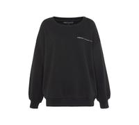 Sweatshirt FRENCH CONNECTION "-Langarmshirt" Gr. 40/42, schwarz Damen Sweatshirts (90092267-40) schwarz