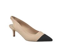 French Connection Viva Slingback Kitten Heel für Damen, Nude Schwarz, 37.5 EU