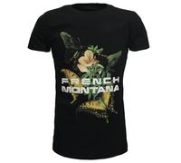 French Montana Butterfly T-Shirt - Official Merchandise M Schwarz