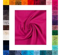 French Terry Maike von Swafing- Meterware- 0,25 m angeraut- Uni- Sommersweat (Dunkelpink 936)