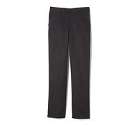 French Toast - Pantalón de Sarga de Corte Holgado para niño Con Cintura Ajustable, Negro, 8