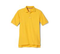 French Toast - Polo de Manga Corta de piqué Unisex para niños, Amarillo, 10