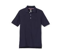 French Toast - Polo de Manga Corta de piqué Unisex para niños, Azul, 8