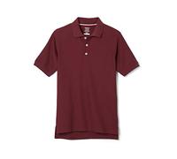 French Toast - Polo de Manga Corta de piqué Unisex para niños, Rojo, 6