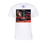 French Unicorn Kinder-T-Shirt Donkey Kong Gegen Mario, weiß, für 4-Jährige