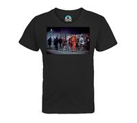 French Unicorn T-Shirt für Kinder, Unisex, Michael Jackson Thriller Sänger Pop Star Celebrite, Schwarz , 10 Jahre