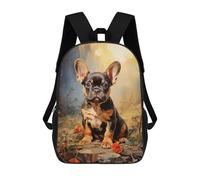 Frenchie Black And Tan Rucksack Schulrucksack Arbeitsrucksack Laptoprucksack Für Teenager Mädchen Jungen Frauen Männer 17inch