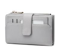 Frentree Geldbörse Damen Portemonnaie RFID Schutz Kartenetui groß mit Reißverschluss, viel Platz, herausnehmbares Etui & Geschenkbox