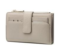 Frentree Geldbörse Damen Portemonnaie RFID Schutz Kartenetui groß mit Reißverschluss, viel Platz, herausnehmbares Etui & Geschenkbox